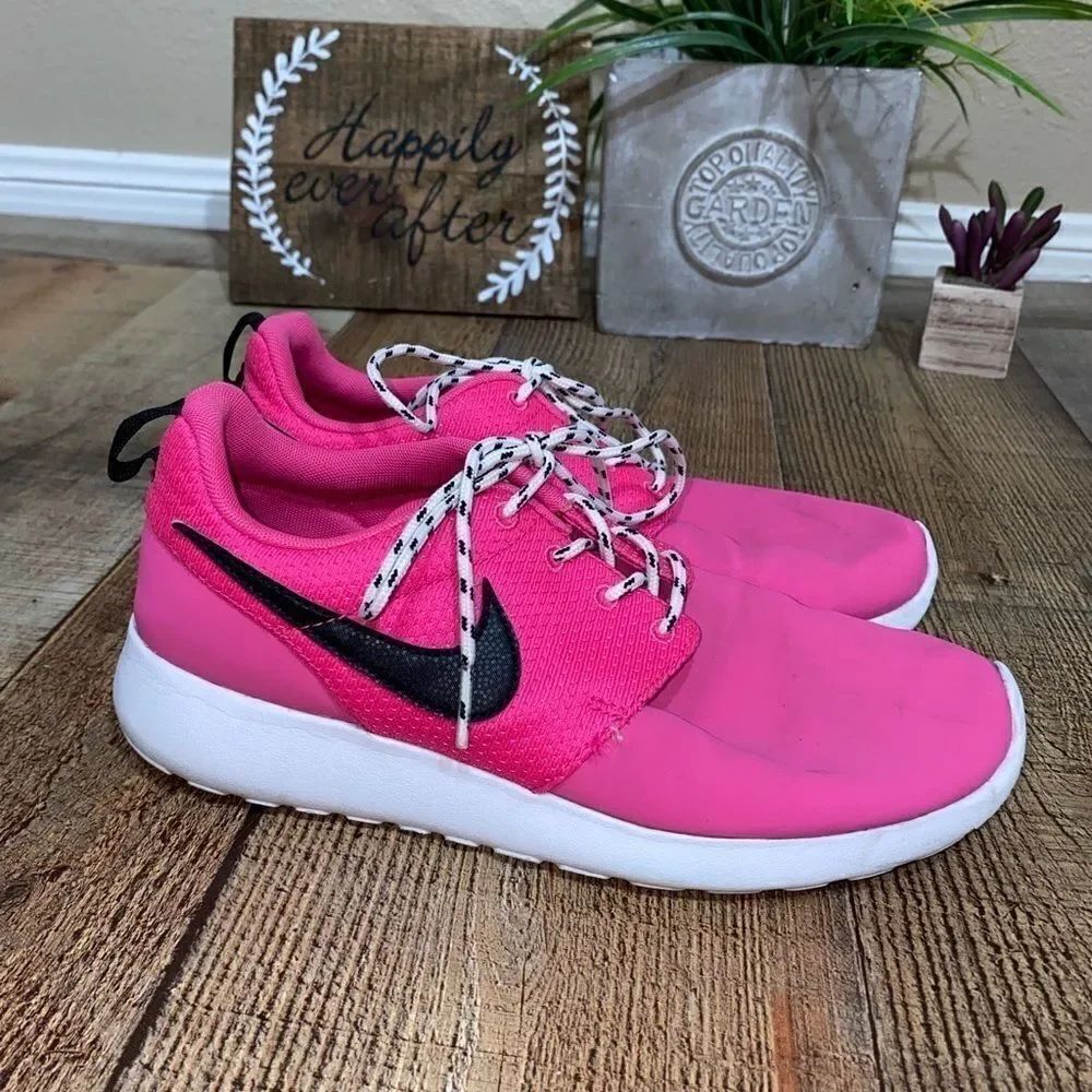 💜 Nike Roshe Run GS Pink Foil